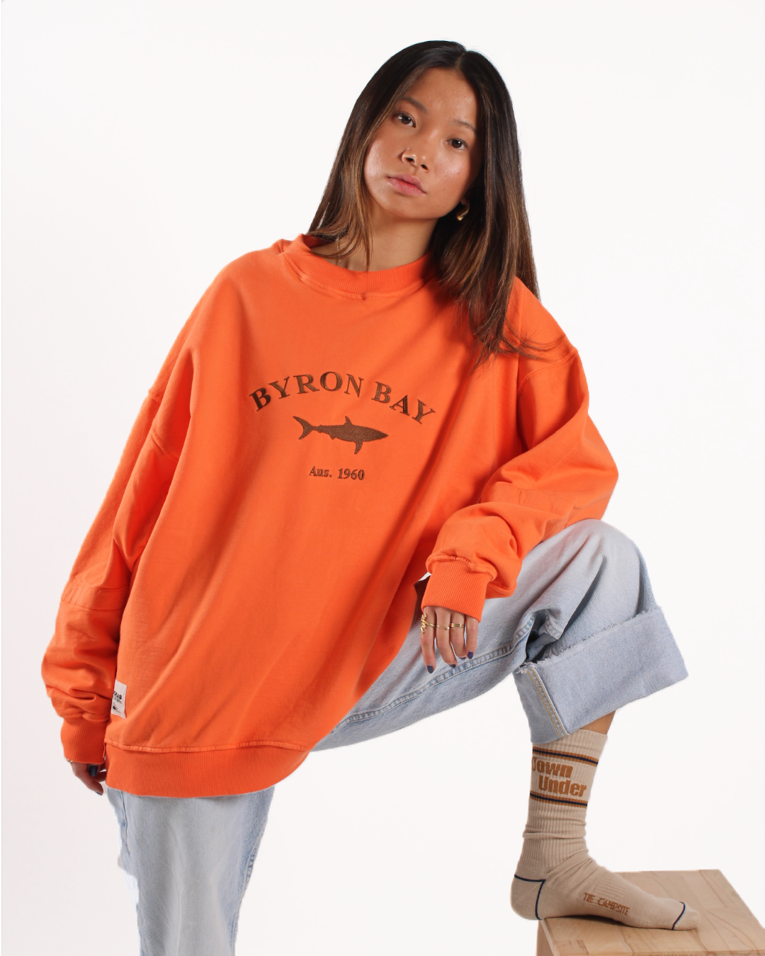 BYRON BAY - Oversized Washed Sweatshirt